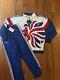 Vintage 1996 Olympics Great Britain Adidas Nwt Tracksuit 2 Piece Rare Collection