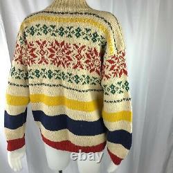Vintage 80s Ralph Lauren Country woman sweater country wool Great Britain rare