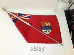 Vintage Flags Rare Attic Find Great Britain Royals Queen Theatre Props Decorator