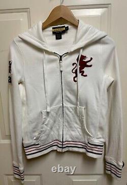 Vintage Ralph Lauren Rugby Rare SZ S French Terry Great Britain Hoodie Flawless