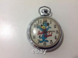 Vintage Rare 1960'S Huckleberry Hound Pocket watch Great Britain