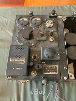 Vintage Rare WWII SPITFIRE Transmitter Receiver T. R. 9D HAM RADIO 1940's