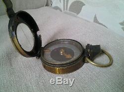 Vintage ww l British army compass 1916 Pitkin original rare
