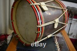 WW1 British Hand Painted Drum Excellent Condition. RARE Find