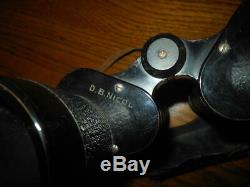WW1 / WW2 British Royal Navy CARL ZEISS BINOCTAR 7x50 BINOCULARS & CASE RARE