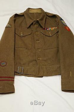 WW2 British 224th Parachute Field Ambulance Battle Dress Uniform RARE