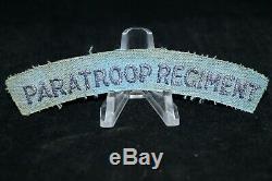 WW2 British Paratroop Regiment Airborne Shoulder Title RARE
