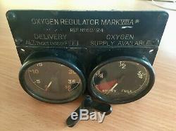WW2 RAF aircraft oxygen regulator MkVIIIA ULTRA RARE (1939)