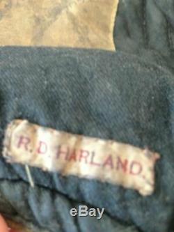 WW2 RAMC Uniform, Rare US war aid made BD & Side hat- named