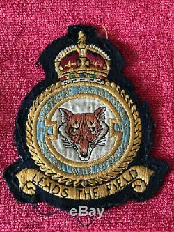 WW2 Royal Air Force RAF No 12 Bomber Squadron Cloth Patch Military Genuine Rare