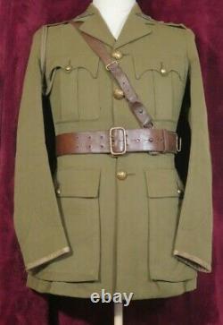 WW2 SOE Instructor Uniform FORCE 136 VERY RARE Jacket, Belts, Holster WWII