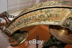 WW2 WW1 British Vickers tripod original paint Brass mount and tripod RARE