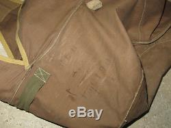 WWII British Parachute OSS DDAY Cargo Drop Container RED Canopy Pannier RARE