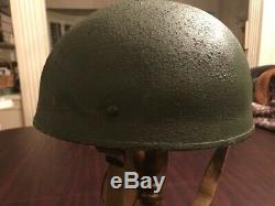 WWII British Paratrooper Helmet MKII, Dated 1944 BMB 7 3/4. ORIGINAL RARE