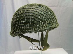WWII British Paratrooper Helmet MKII, Dated 1944 -ORIGINAL RARE