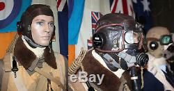 WWII RAF Authentic E-Type Rubber Oxygen Mask Set Near Mint Condition Soft RARE