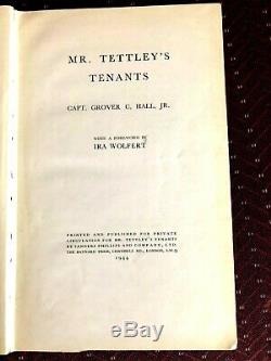 WWII Rare 1944 Original Fourth Fighter Group Unit History Mr. Tettley's Tenants