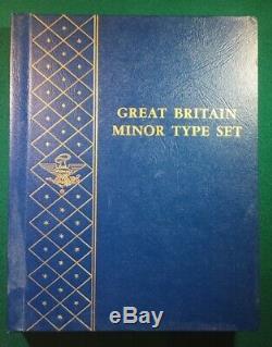 Whitman Bookshelf Album #9516 GREAT BRITAIN MINOR TYPE SET VERY RARE