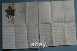 World War 1 front line soldier letters to mother original envelope lot WW1 rare
