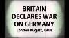 World War One Rare Archive Footage From The Start Of War In 1914