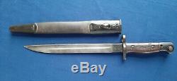 Wwi 1907 British Enfield Smle Knife Bayonet By Vickers, Rare Maker-arsenal Rework