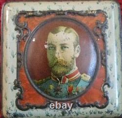 Xmas 1914 WWI Cadbury Chocolate Tin For Wounded Soldiers & Sailors Very Rare